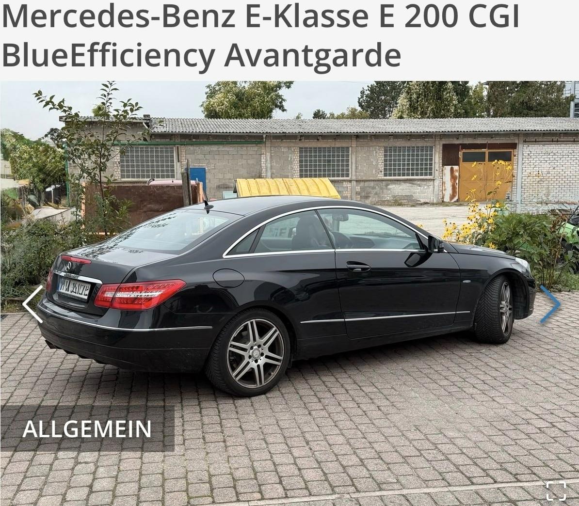 Mercedes-Benz E 200 CGI Blue*Avantgarde*Automatik*Leder*Navi*