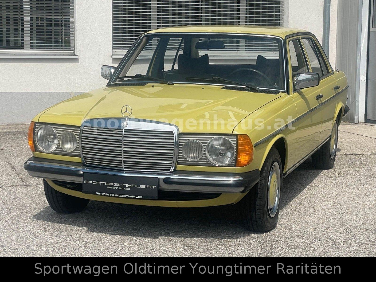 Mercedes-Benz 230 Automatik*nur 63000km*Mimosengelb*W123*