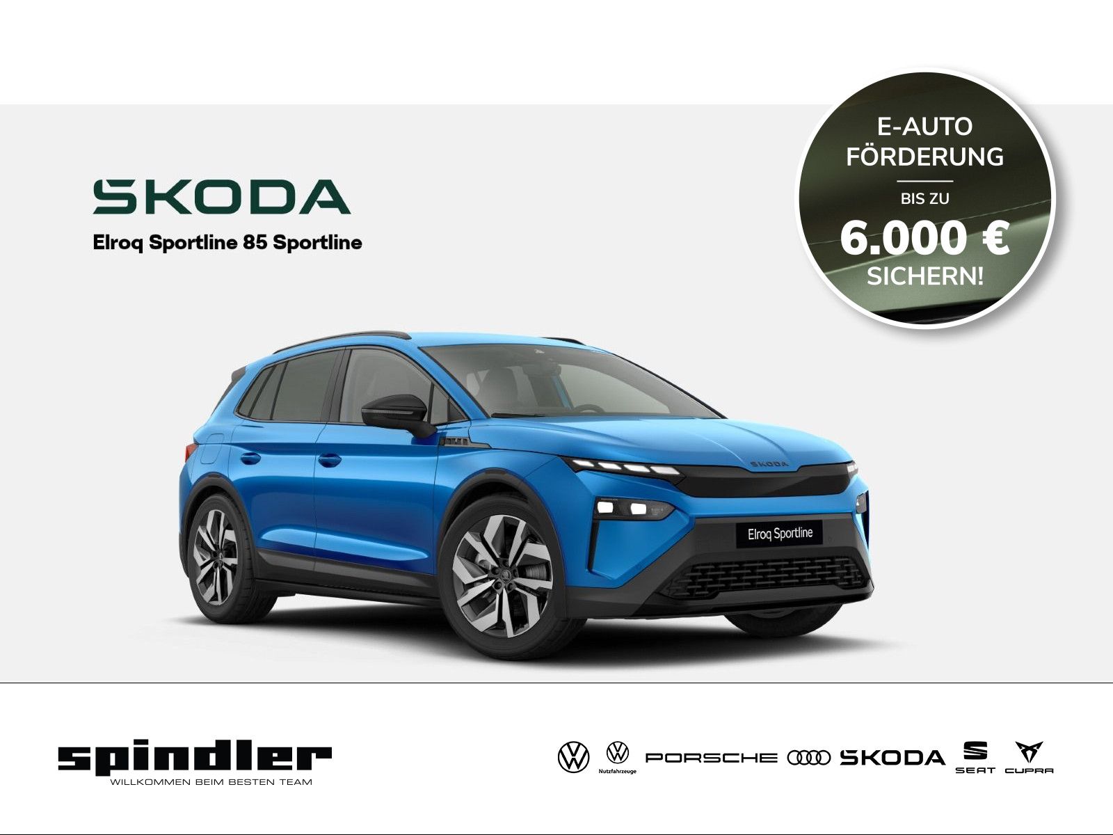 Skoda Elroq Sportline 85 (82 kWh) 210 kW 1-Gang-Automa