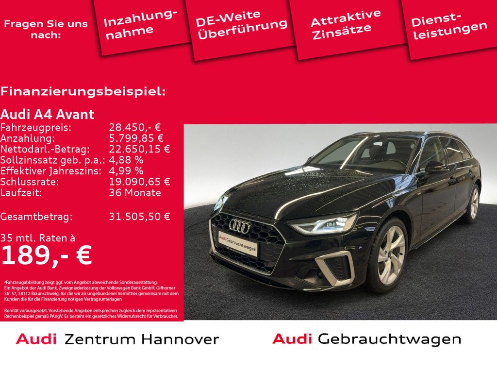 A4 Avant S line 35 TDI AHK Navi LED