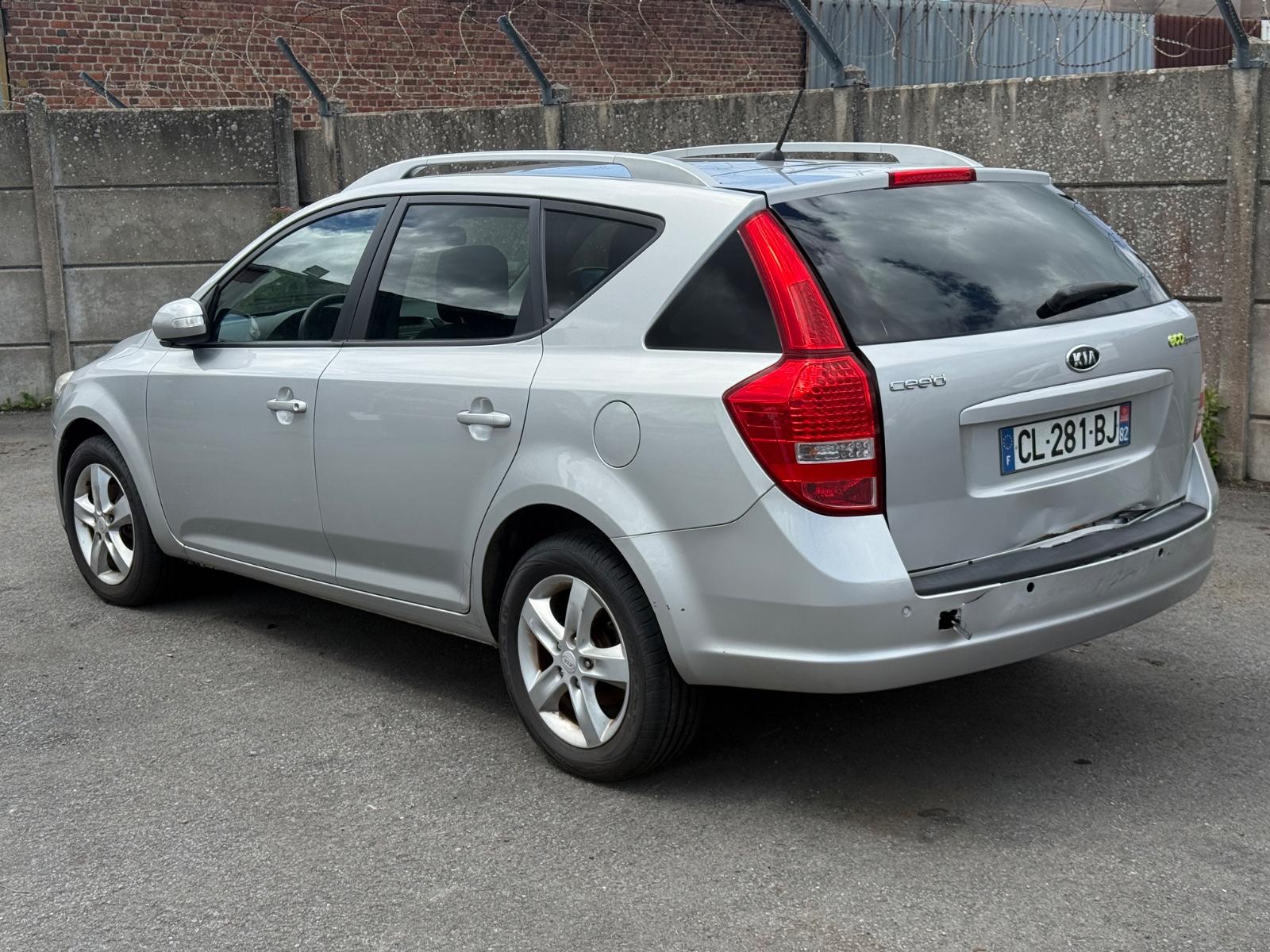 Kia cee'd 2012 — engine 1.582 cm³, 116 HP (85kW)