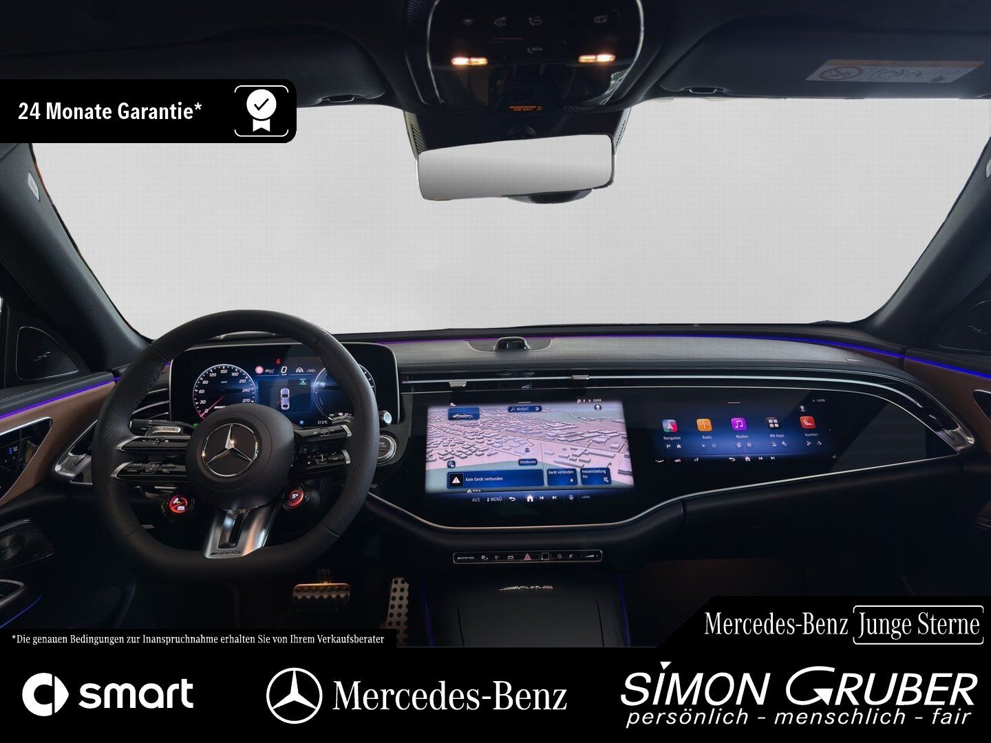 Fahrzeugabbildung Mercedes-Benz E 53 Hybrid 4M+AMG Pano Superscreen Nappa AHK