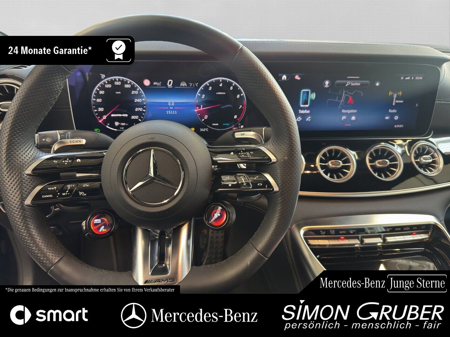 Fahrzeugabbildung Mercedes-Benz GT 53 4M AMG Night Massage Servoschließen Schieb