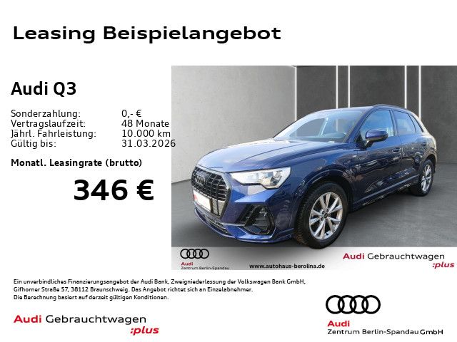 Audi Q3 35 TFSI S line S tronic *PANO*AHK*ACC*R-CAM*