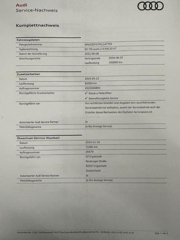 Audi Q3 35 TDI quattro advanced *2. Hand*Klima*Kamera