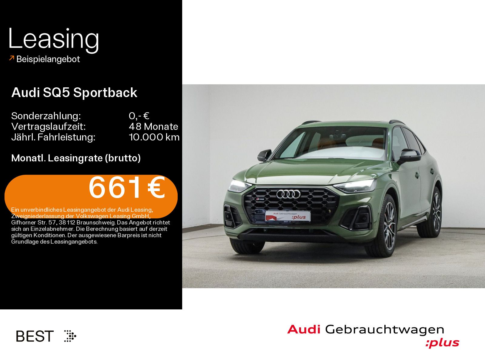 Audi SQ5 Sportback Air, Pano, Tour, B&O, Stndhzg