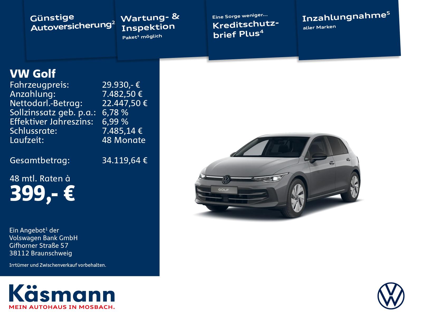 Volkswagen Golf Energy 1.5 eTSI AHK NAVI KAM SHZ ACC LED+, миниатюра 2