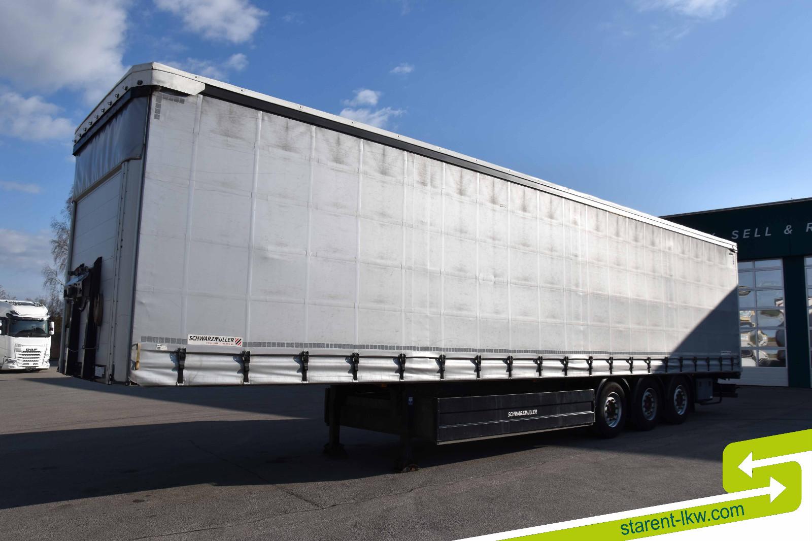 Schwarzmüller Palettenkasten Liftachse Hubdach SAF Achsen TÜV