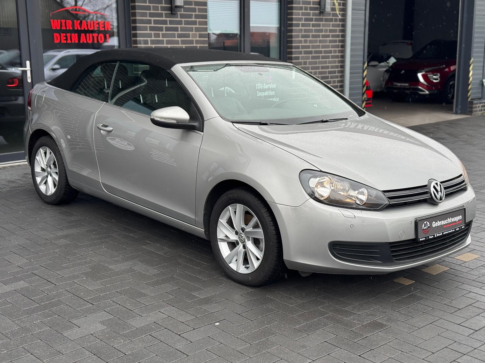 Volkswagen Golf VI Cabriolet BMT*Klima*PDC*SHZ*NAVI*Leder*