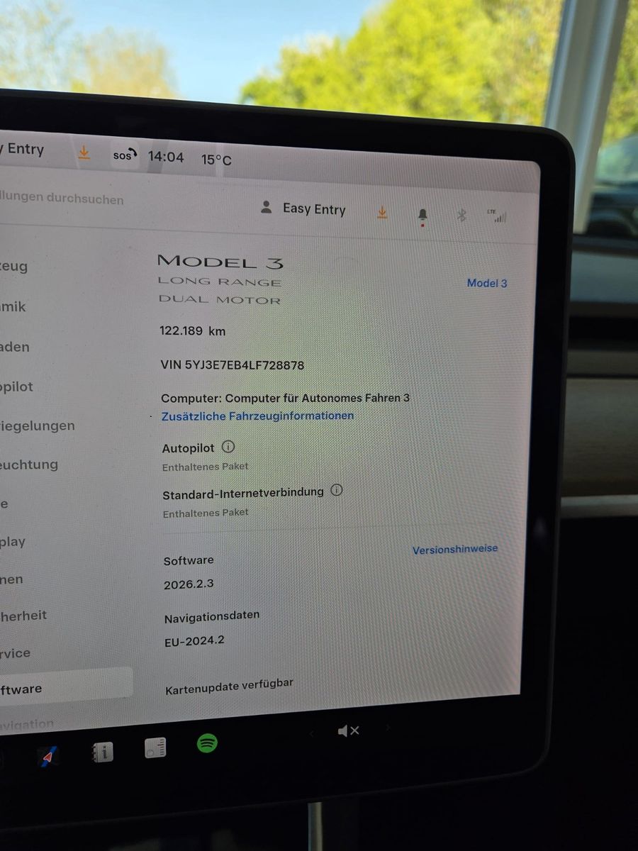 Fahrzeugabbildung Tesla Model 3 Long Range Dual AWD