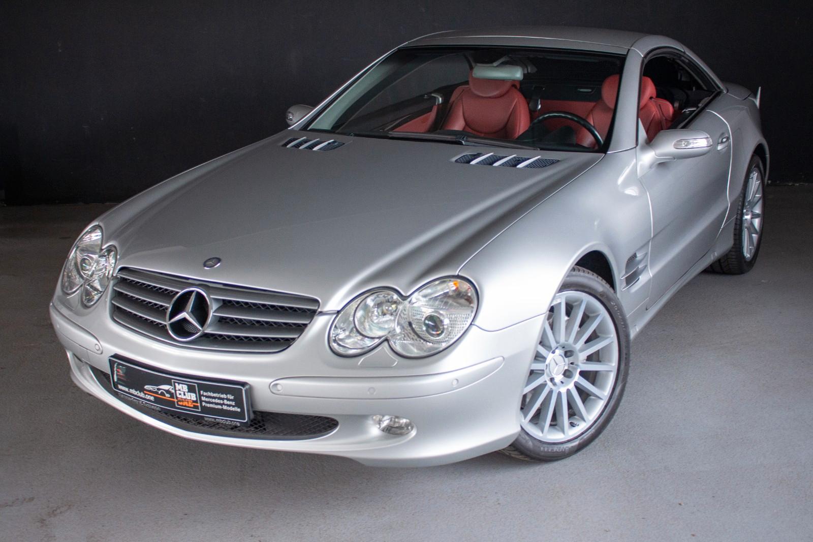 Mercedes-Benz SL 500 Silber/Berryrot Zustand 1A