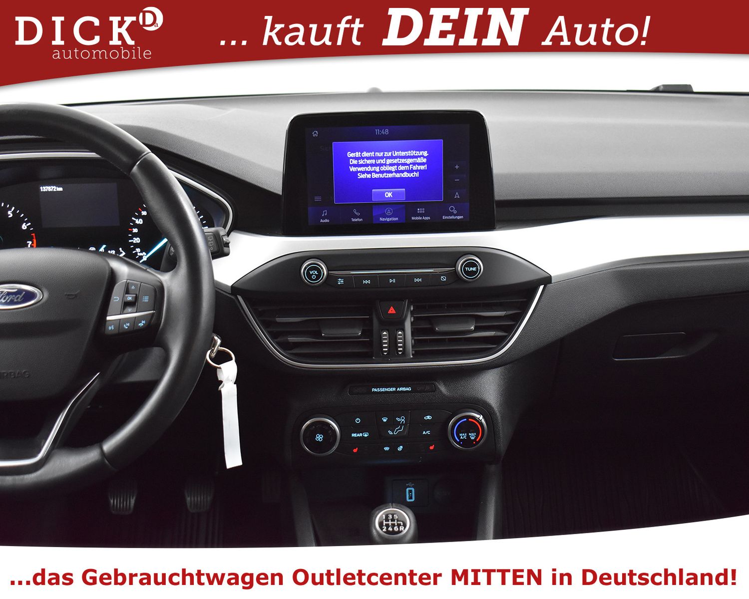 FORD Focus 1.0 C&C >NAVI+KAMER+LED+SHZ+TEMP+SPUR+DAB+ - Image 14