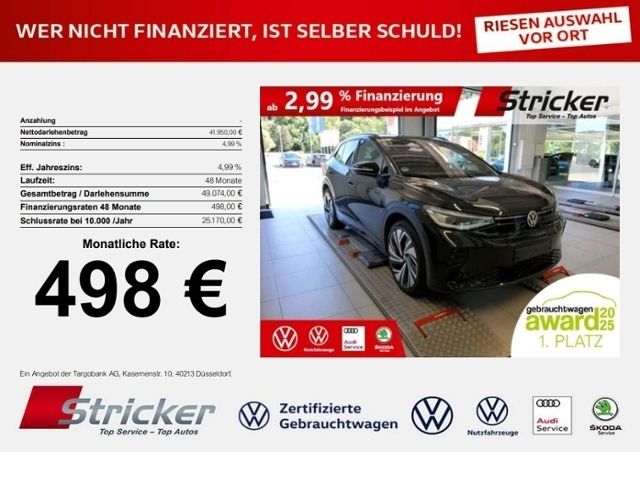 Volkswagen ID.4 GTX 250/77 498,-ohne Anzahlung Pano AHK H&K