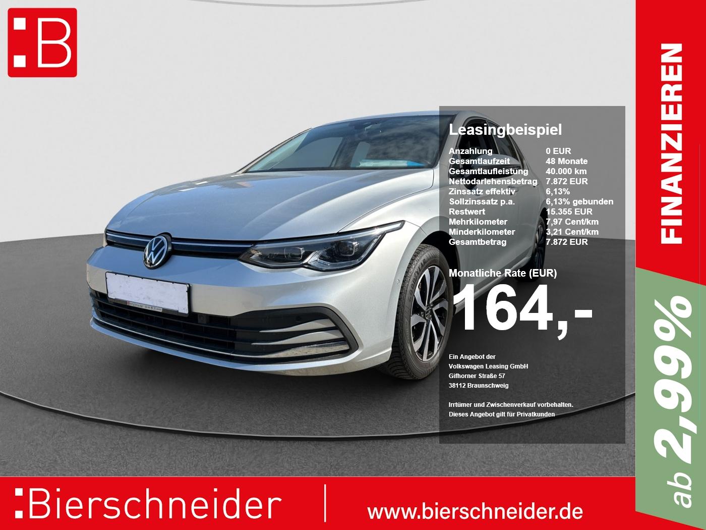 Volkswagen Golf 8 1.5 TSI Active STANDH KAMERA LED ACC NAVI, миниатюра 24