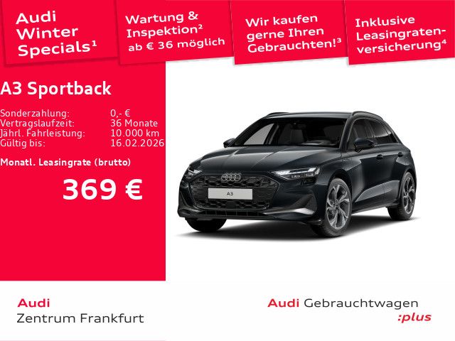 Audi A3 Sportback 40 TFSI e advanced S tronic LED Nav