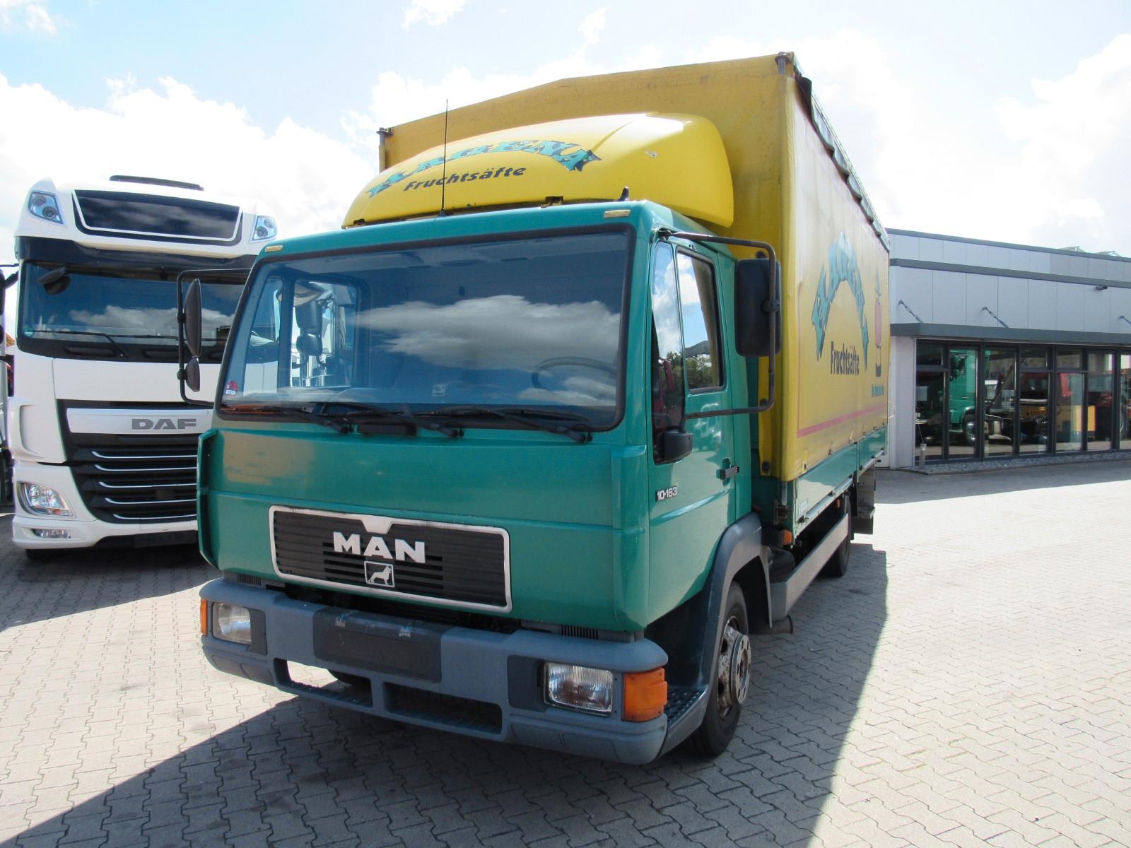 MAN 10-163 / Pritsche -Plane /