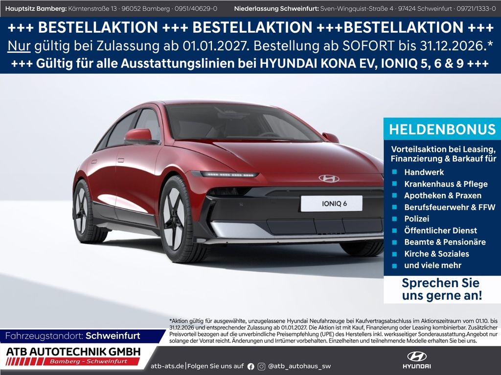 IONIQ 6 63kWh 170PS SELECT Navi Digitales Cockpi