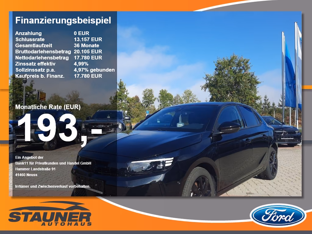 Opel Corsa F 1.2 Turbo GS Kamera Navi ACC Carplay