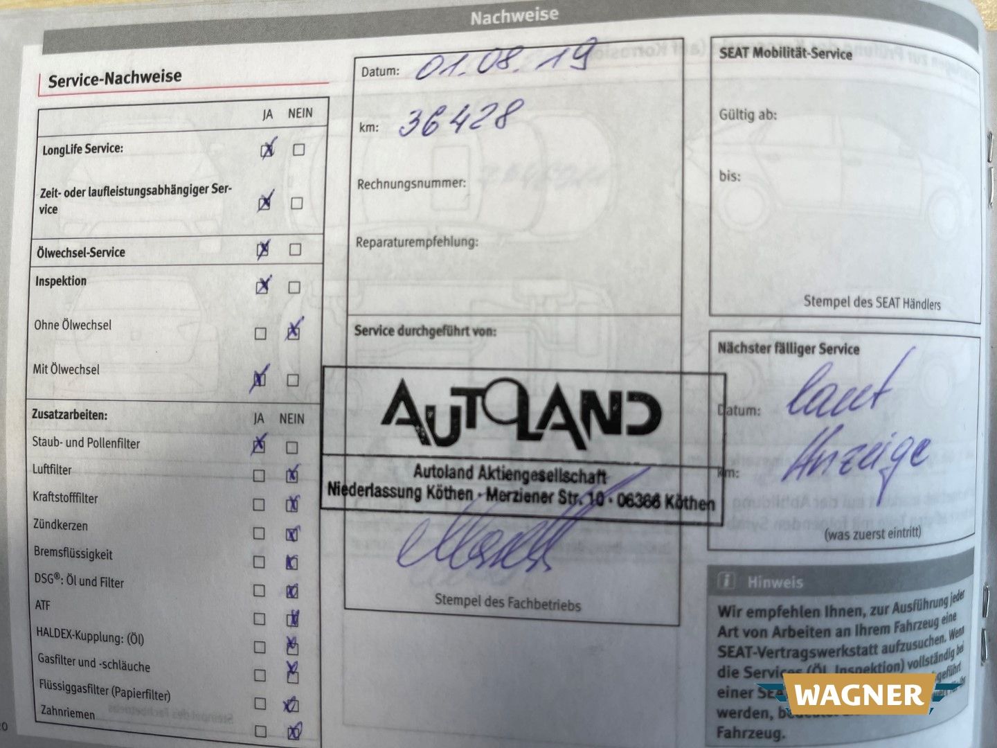 Fahrzeugabbildung SEAT Leon SC FR Automatik Klimaautomatik LED