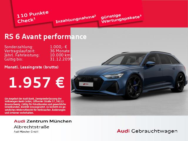 Audi RS6 Avant performance tiptr. Keramik/Dynamik+/Sp