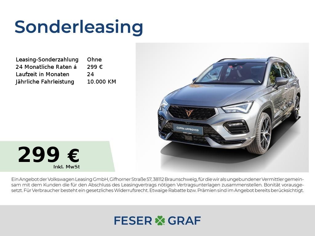 Cupra Ateca VZ 2.0 TSI 4Dr ACC AHK Leder Nav Pano 360°