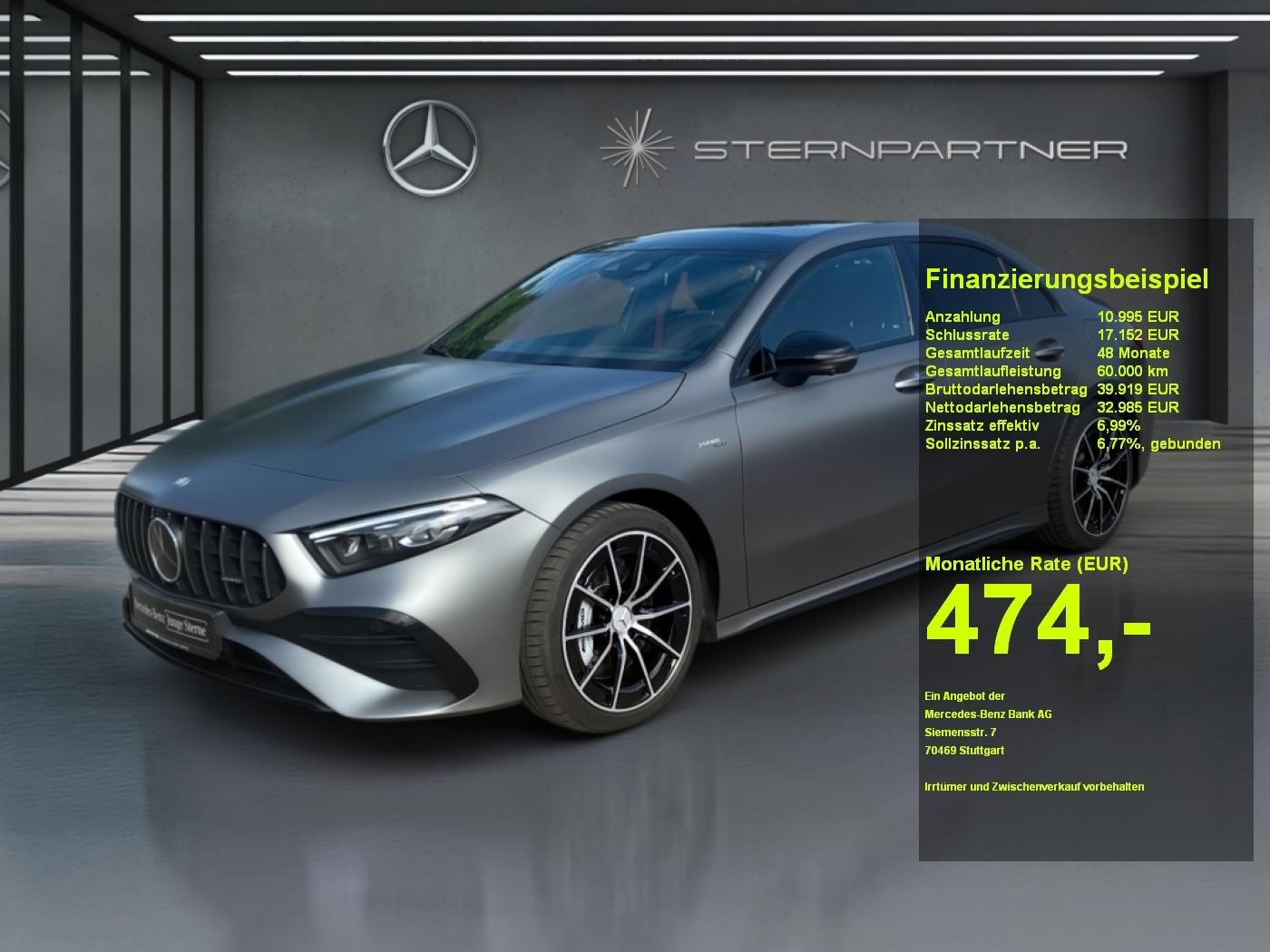 Mercedes-Benz AMG A 35 4M HUD Panorama AHK Distr. 360° Multib.