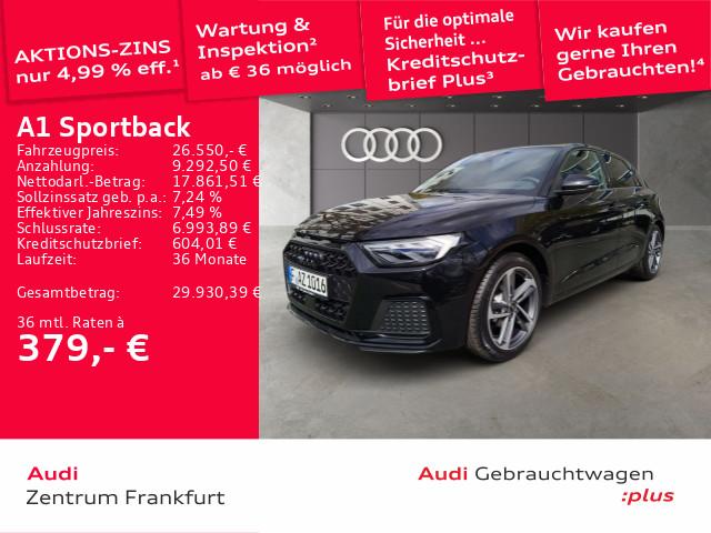 Audi A1 Sportback 25 TFSI advanced LED Tempomat