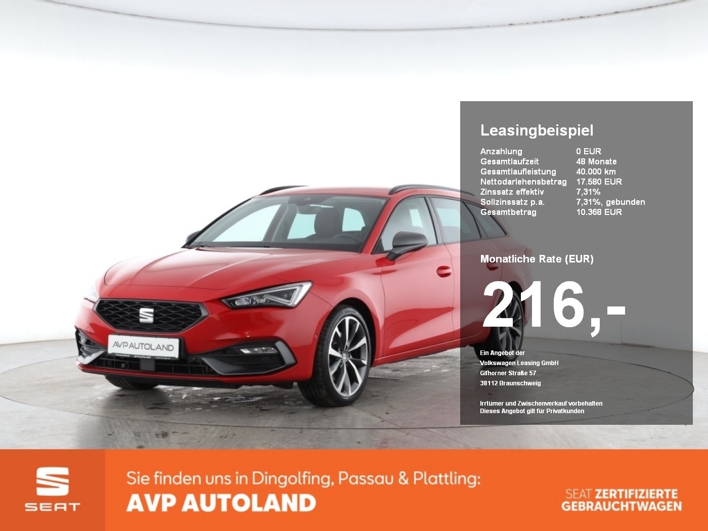 Seat Leon Sportstourer 2.0 TDI FR | NAVI | ACC | LED