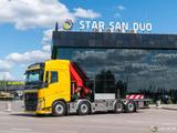 Volvo  FH 540 8x2 PALFINGER PK 65002 SH Fly Jib Crane - Volvo Fh