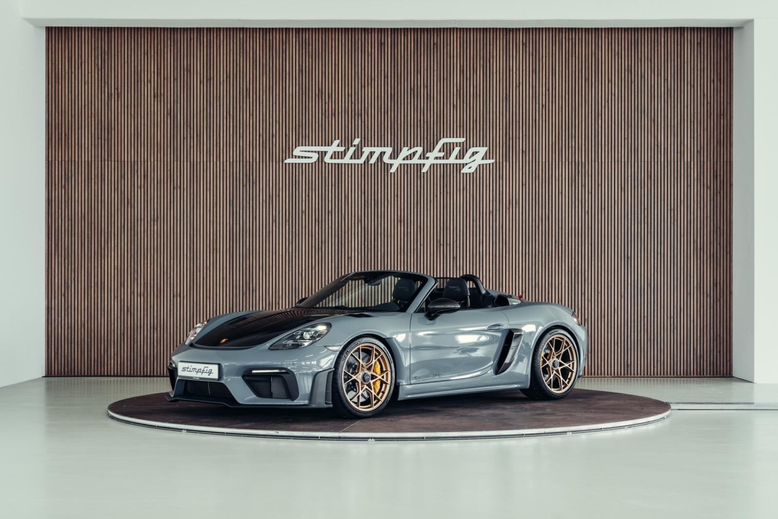 Porsche Boxster 718 Boxtser Spyder RS, Arktikgrau, MwSt.