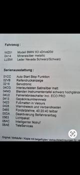 BMW X3 20d X Drive 190 Ps  Diesel  ZF 8 Gang G... - BMW 3er Reihe SUV