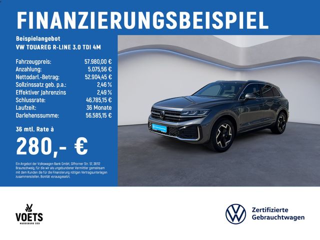 VW TOUAREG R-LINE 3.0 TDI 4M IQ-LIGHT+LUFTF+AHK+EO