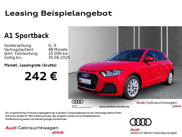 AUDI A1 Sportback 25 TFSI Adv. S tronic *GRA*PDC*SHZ*