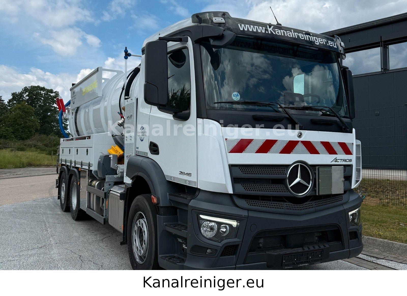Mercedes-Benz AROCS 2646 6x2 / Sauger KRÜGER SSP 14-1