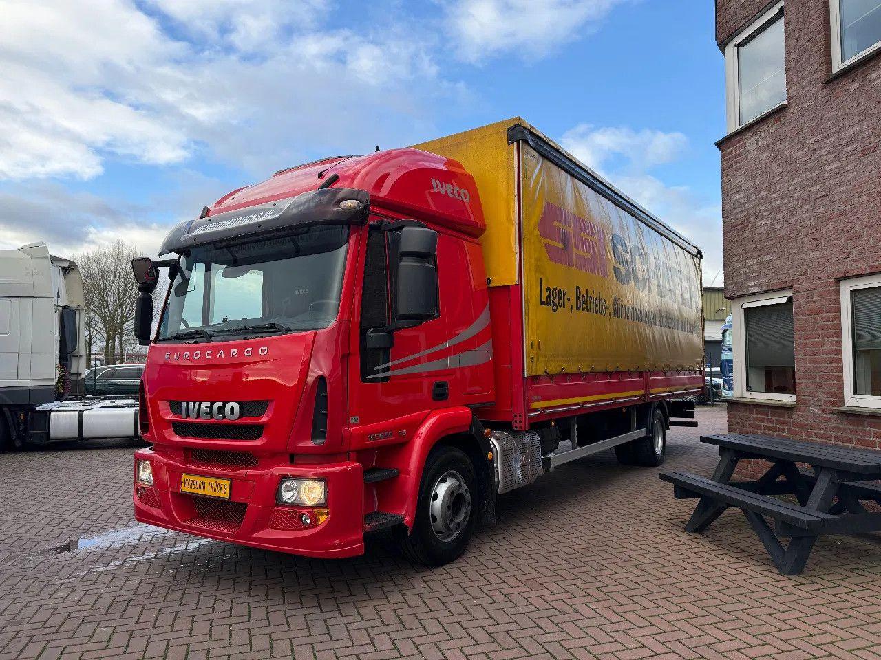 Iveco EuroCargo 120 E25 4X2 BAKWAGEN MET SCHUIFZEILEN