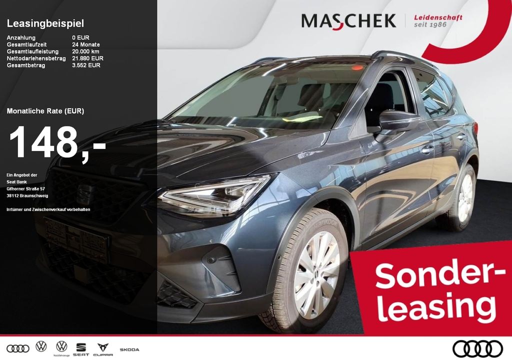 Seat Arona Style Sonderleasing Navi RearView LED Sitz