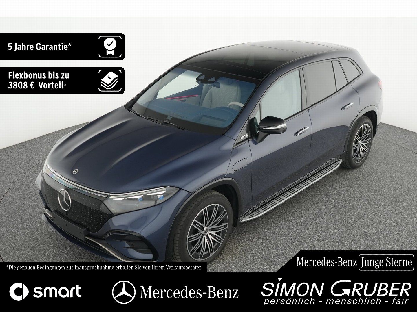 Fahrzeugabbildung Mercedes-Benz EQS 500 4M SUV AMG Massage Sitzklima Hyper AHK