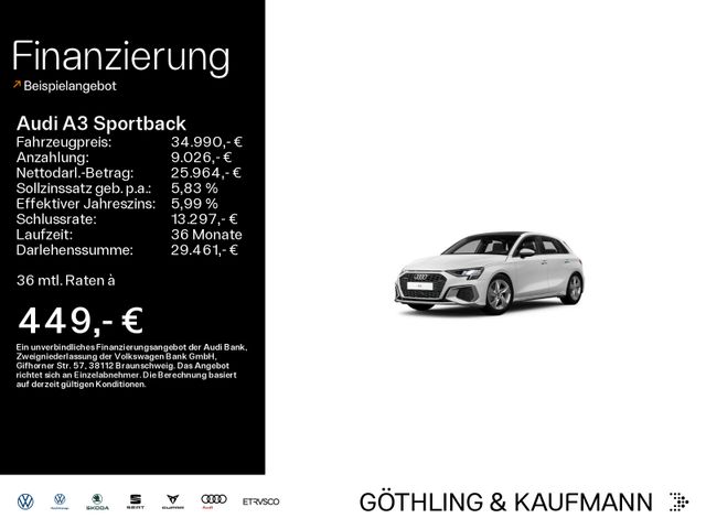 Audi A3 Sportback 40 TFSI qu S line S tro*Pano*LED*Vi