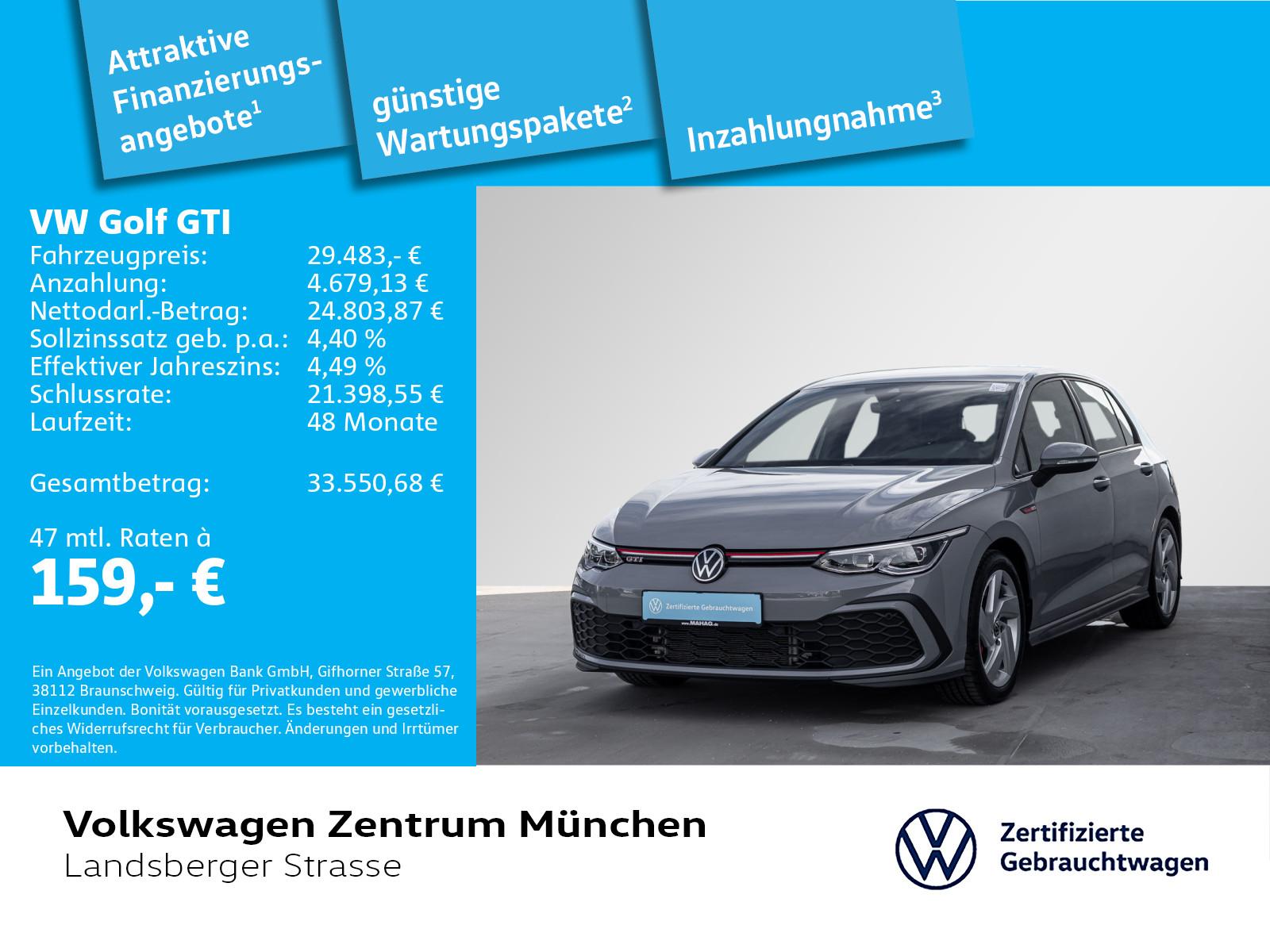Volkswagen Golf VIII GTI 2.0 TSI ACC LED+ Navi ParkPilot Ap