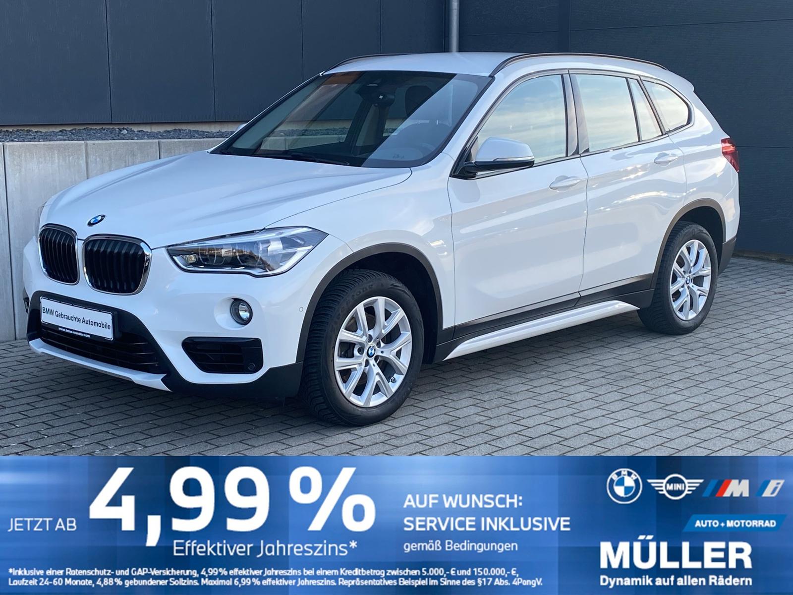 BMW X1 sDrive18i DKG Sport Line AHK/NAVI/CAM/K-ZUG