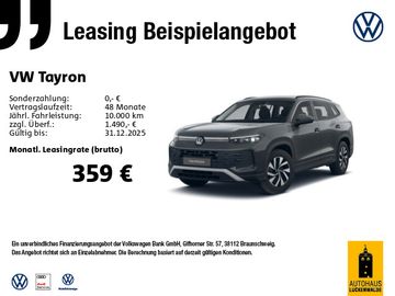 Volkswagen Leasingangebot: Volkswagen Tayron 1.5 eTSI 110 kW Life