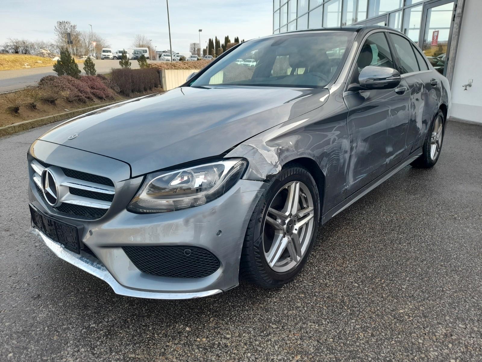 Mercedes-Benz C 200 d AMG Line VOLLLEDER/NAVI/PDC