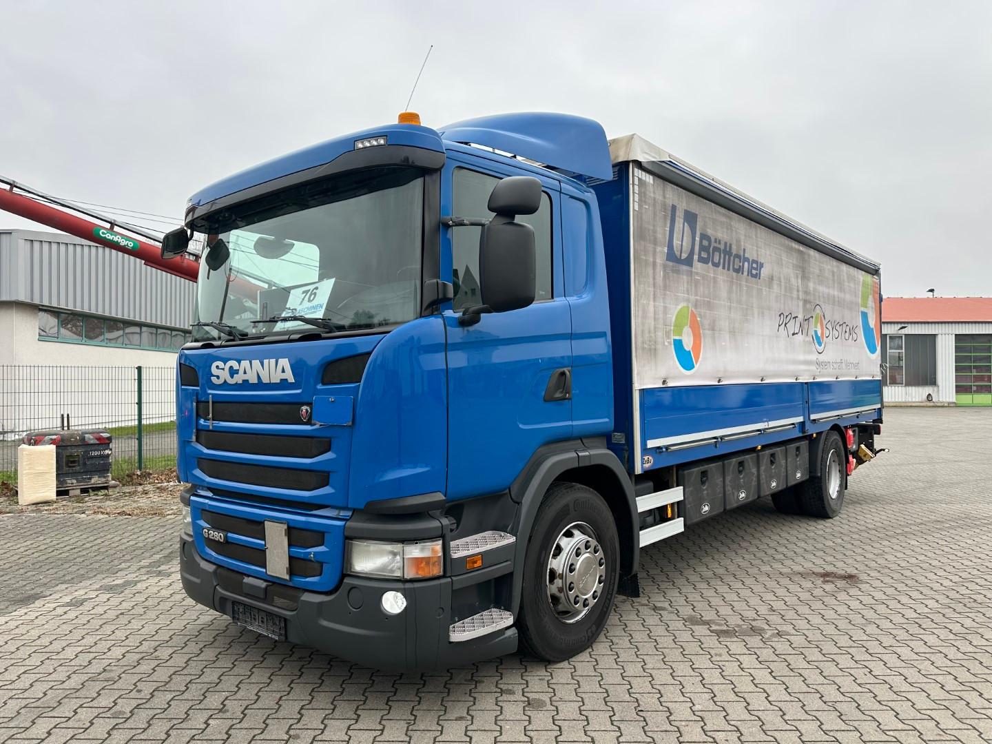 Scania G 280 / LBW / Pritsche 7,3 m / 1 x Liege