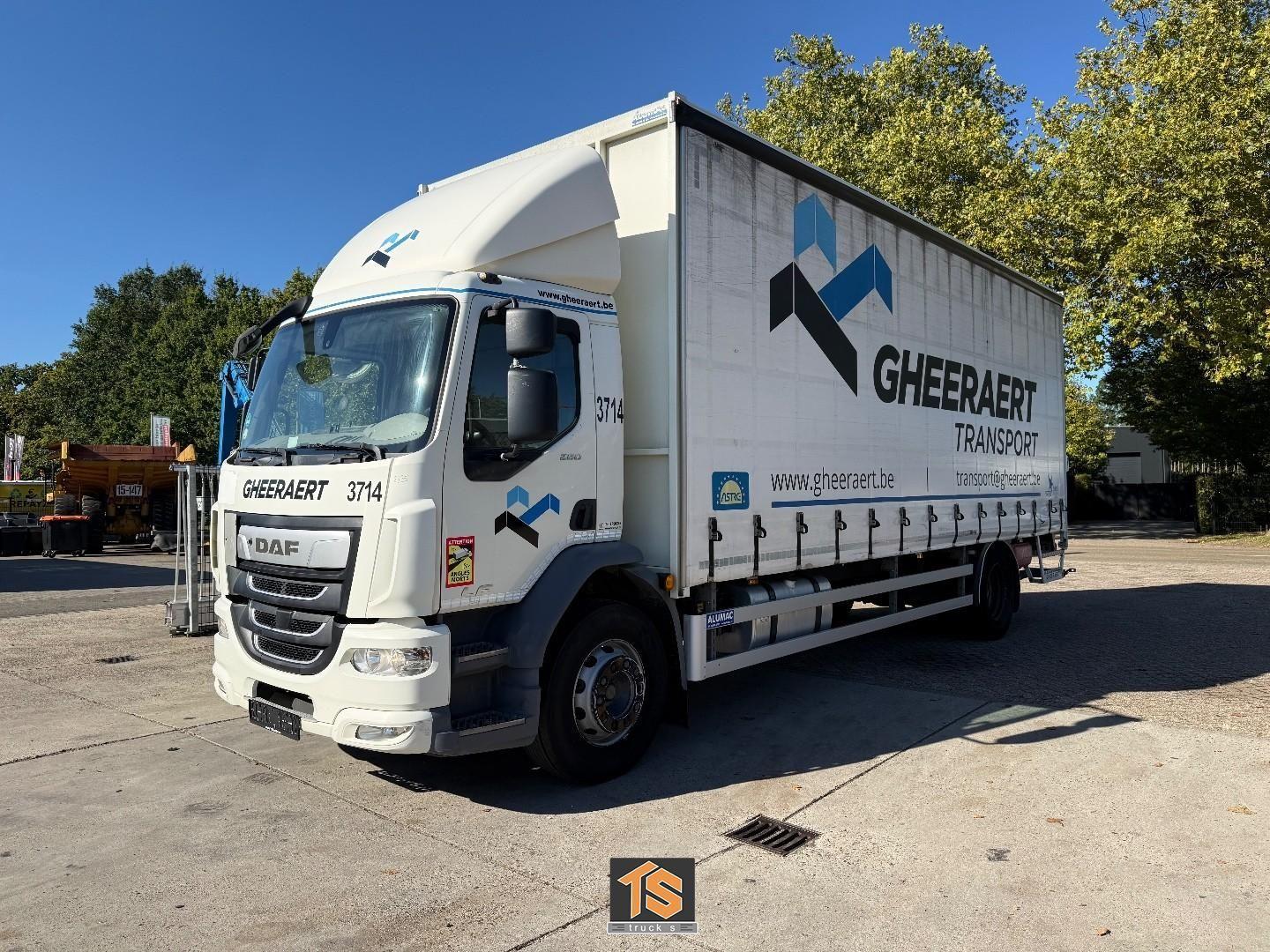 DAF LF 260 19 TON - SCHUIFZEIL/GARDINEN/CURTAIN - KE