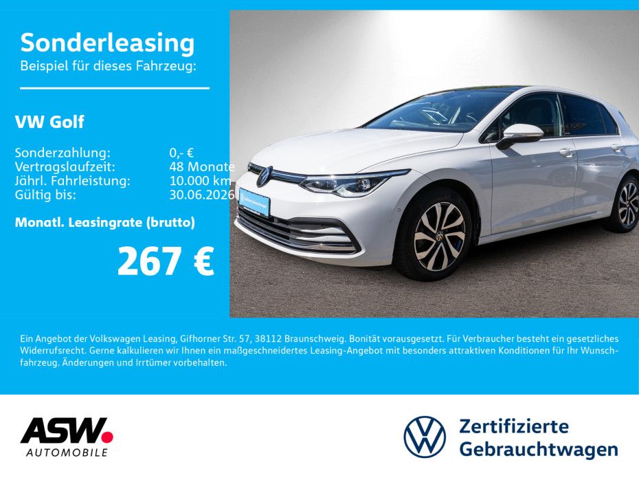 Volkswagen Golf Active 2.0TDI DSG LED NAVI AHK PANO HUD RFK