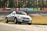 Ford Streetka 1.6 - spaßiger kleiner Roadster - silberne Ford Streetka