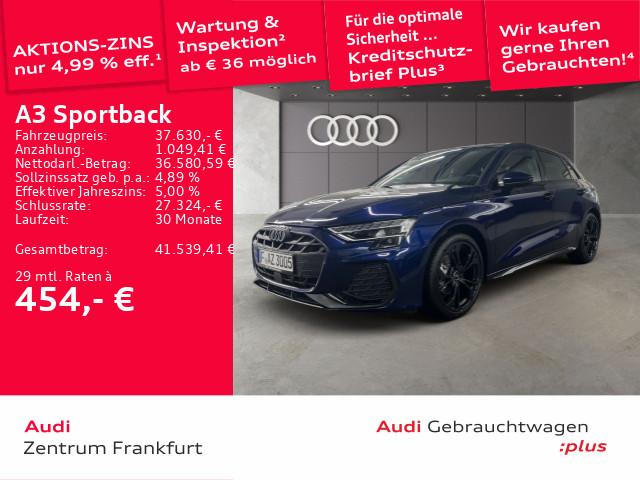 Audi A3 Sportback 35 TFSI S tronic S line LED Sonos N
