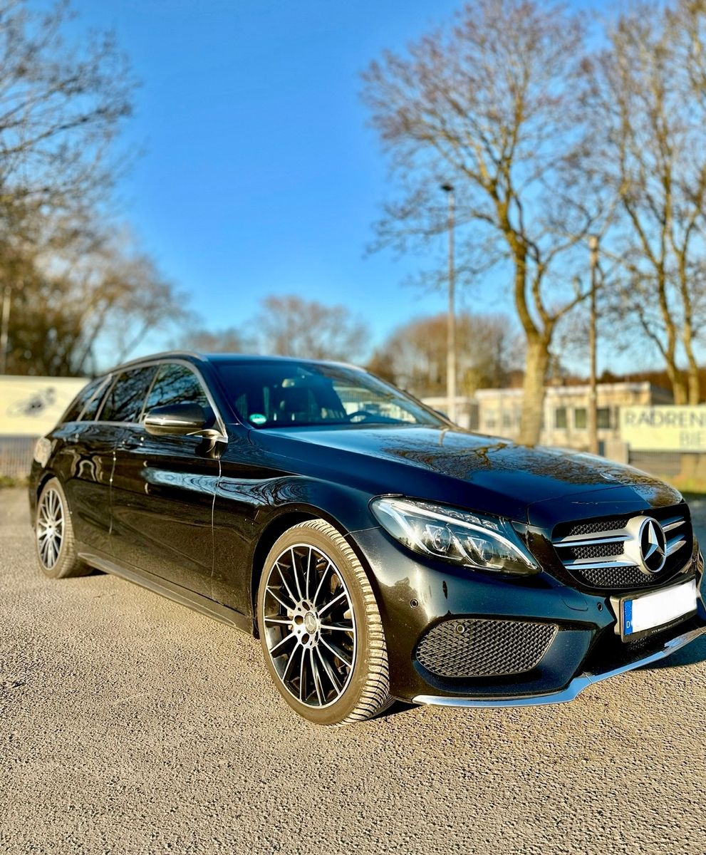 MERCEDES-BENZ C 180 T AMG Line AMG Burmester Leder 19 Zoll