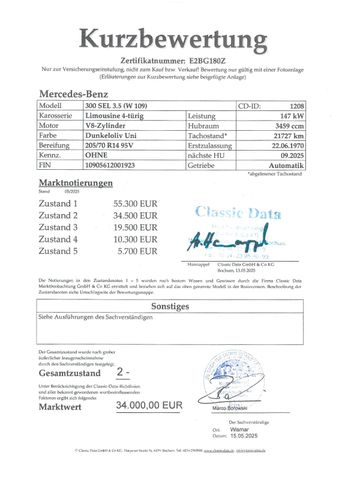 Mercedes-Benz 300 SEL 3,5
