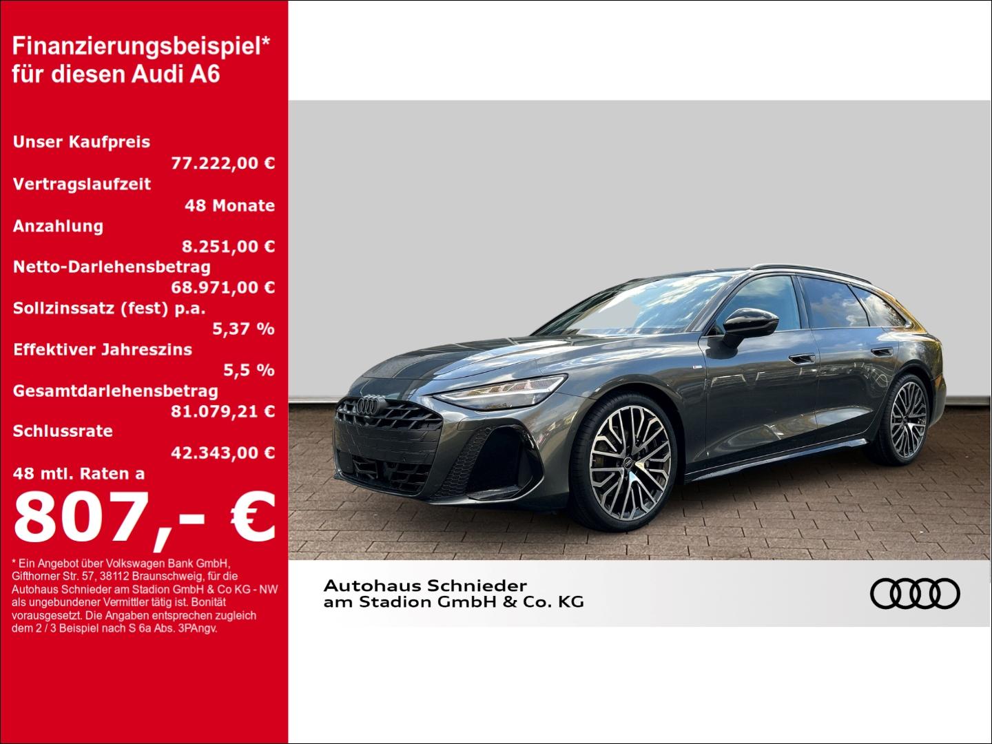 Audi A6 Avant edition one 2.0 TDI S-line+HUD+NAVI+LED